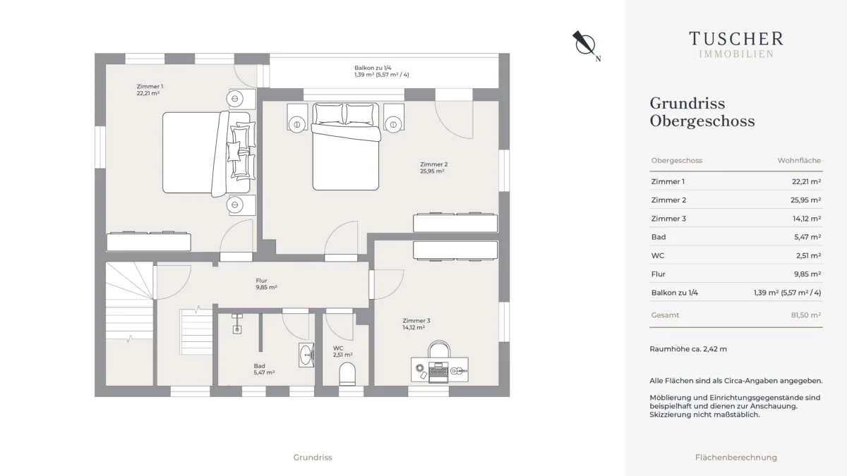 Grundriss OG
