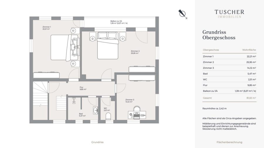 Grundriss OG