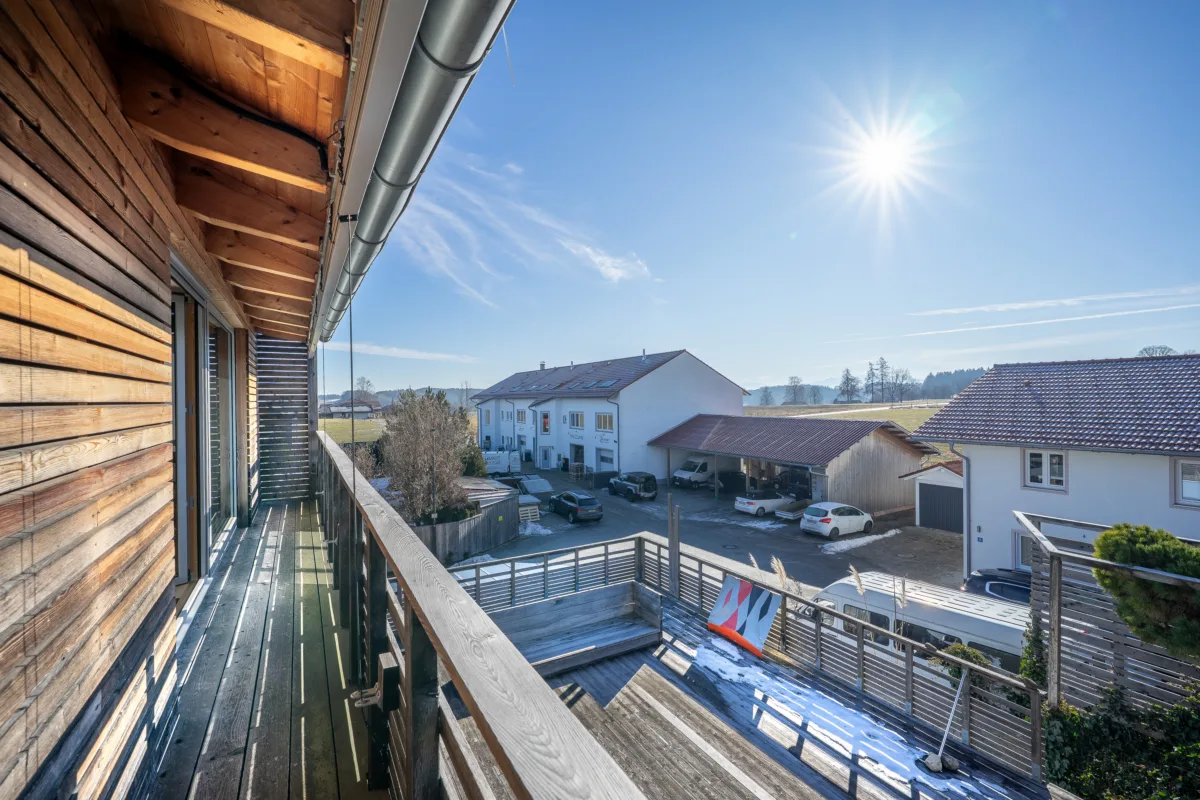 Südbalkon im OG