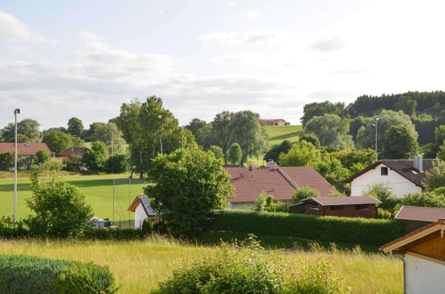 Blick vom Westbalkon