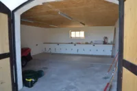 Blick in die Doppelgarage