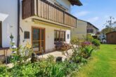 Terrasse (Südseite) - Top gepflegte 3-Zi.-EG-Wohnung mit Südgarten & TG-Stellplatz!