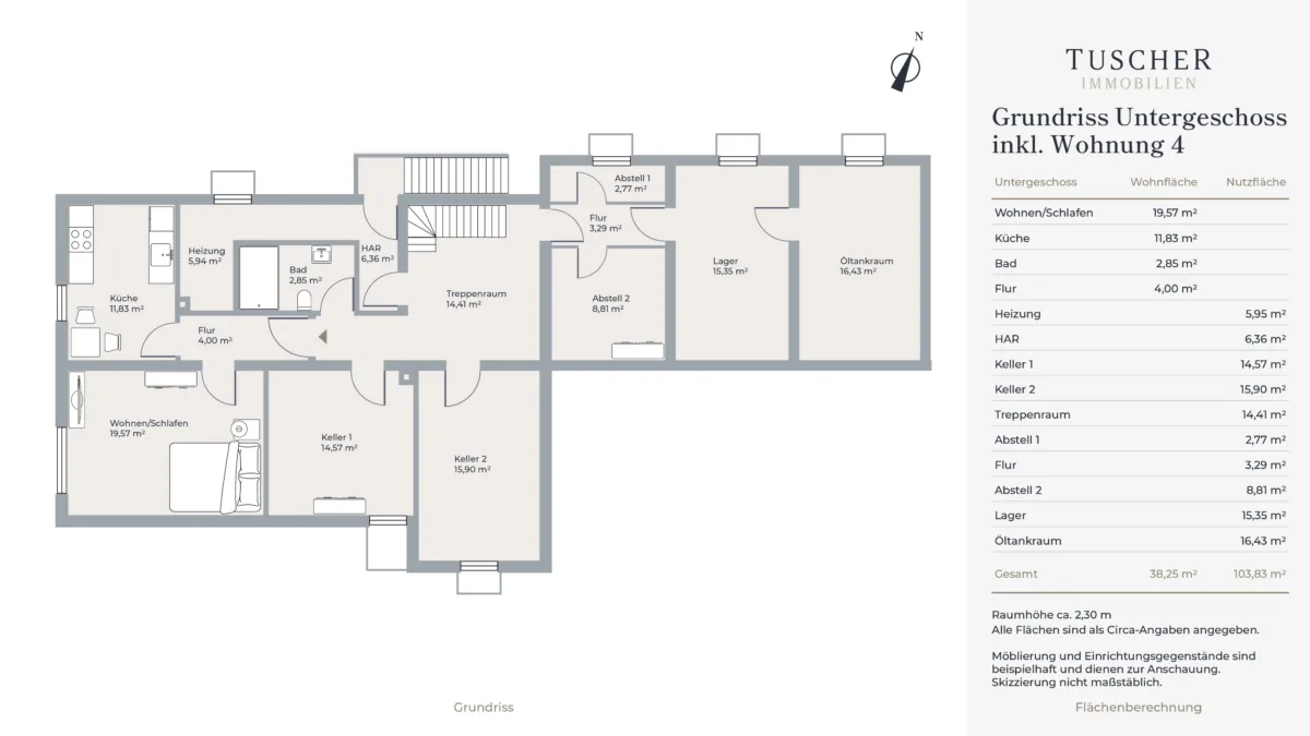 Grundriss_UG_Whg. 4 + Keller