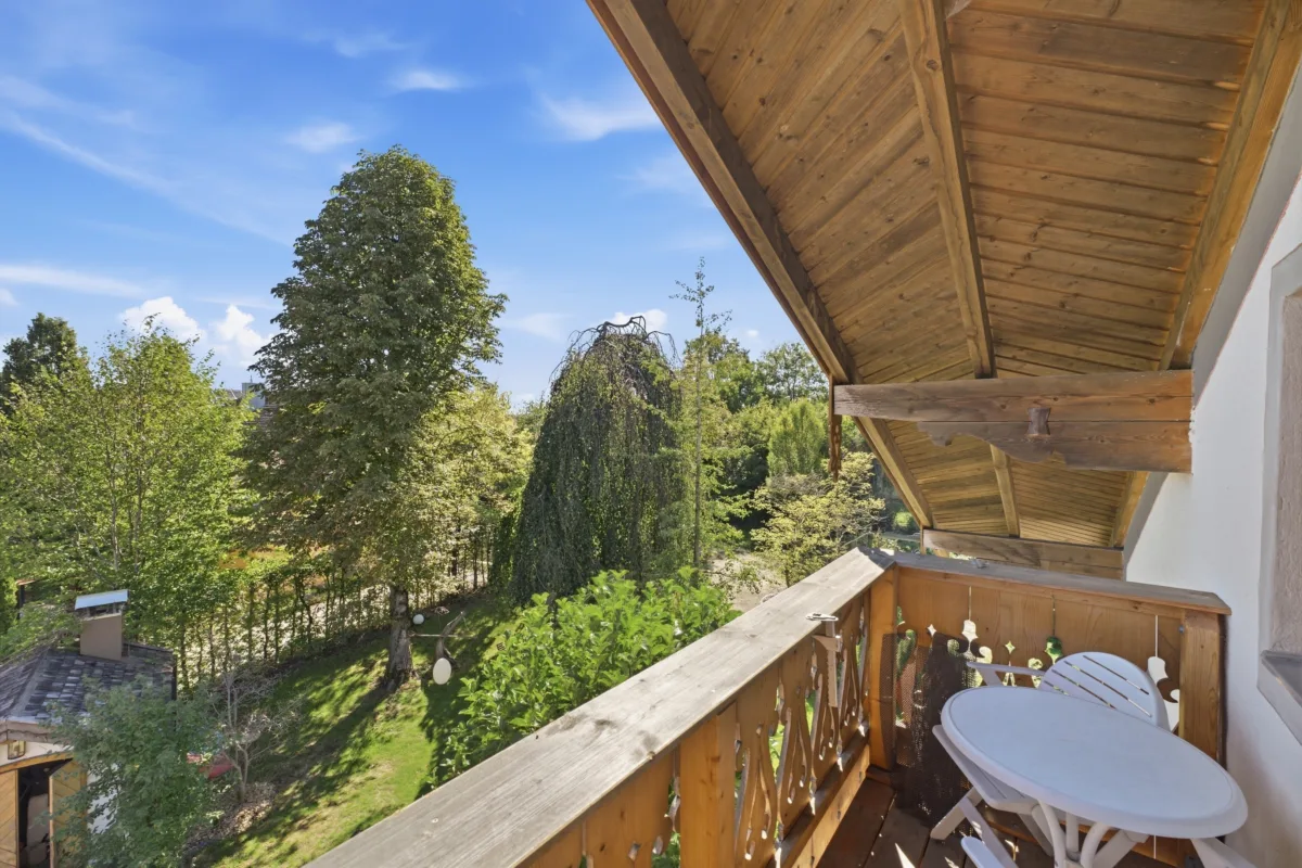 Blick vom Ostbalkon im DG