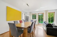 Essbereich im Wohnzimmer